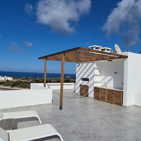 Sea View Penthouse With Jacuzzi & Roof Terrace At Northern Cyprus Apartament Protaras